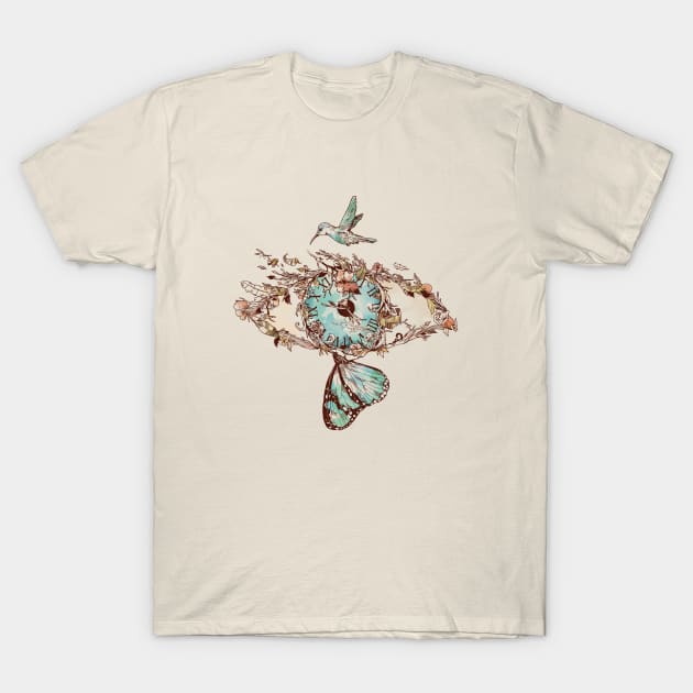 Watching the Passage of Time T-Shirt by normanduenas